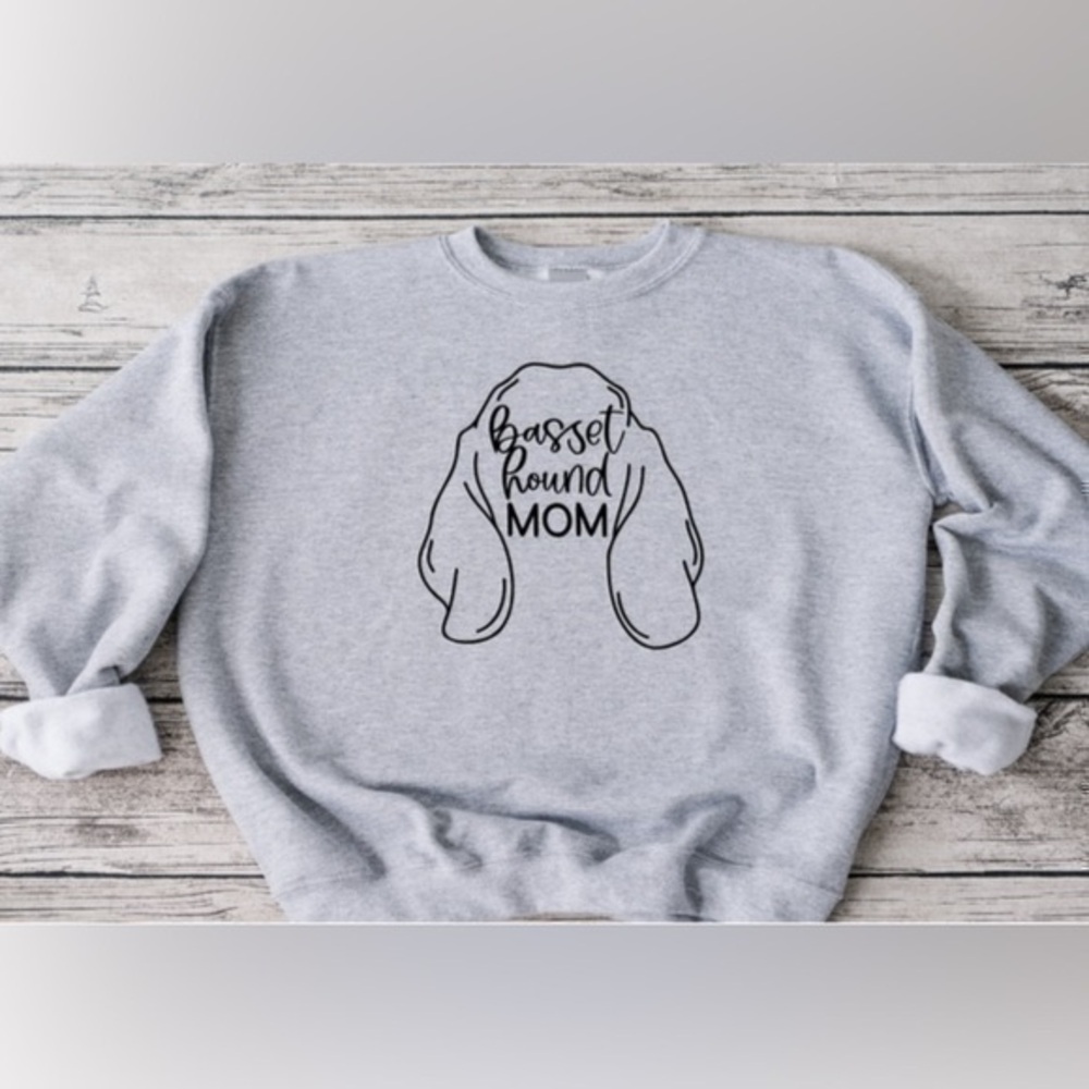 Basset Hound Mom Crewneck